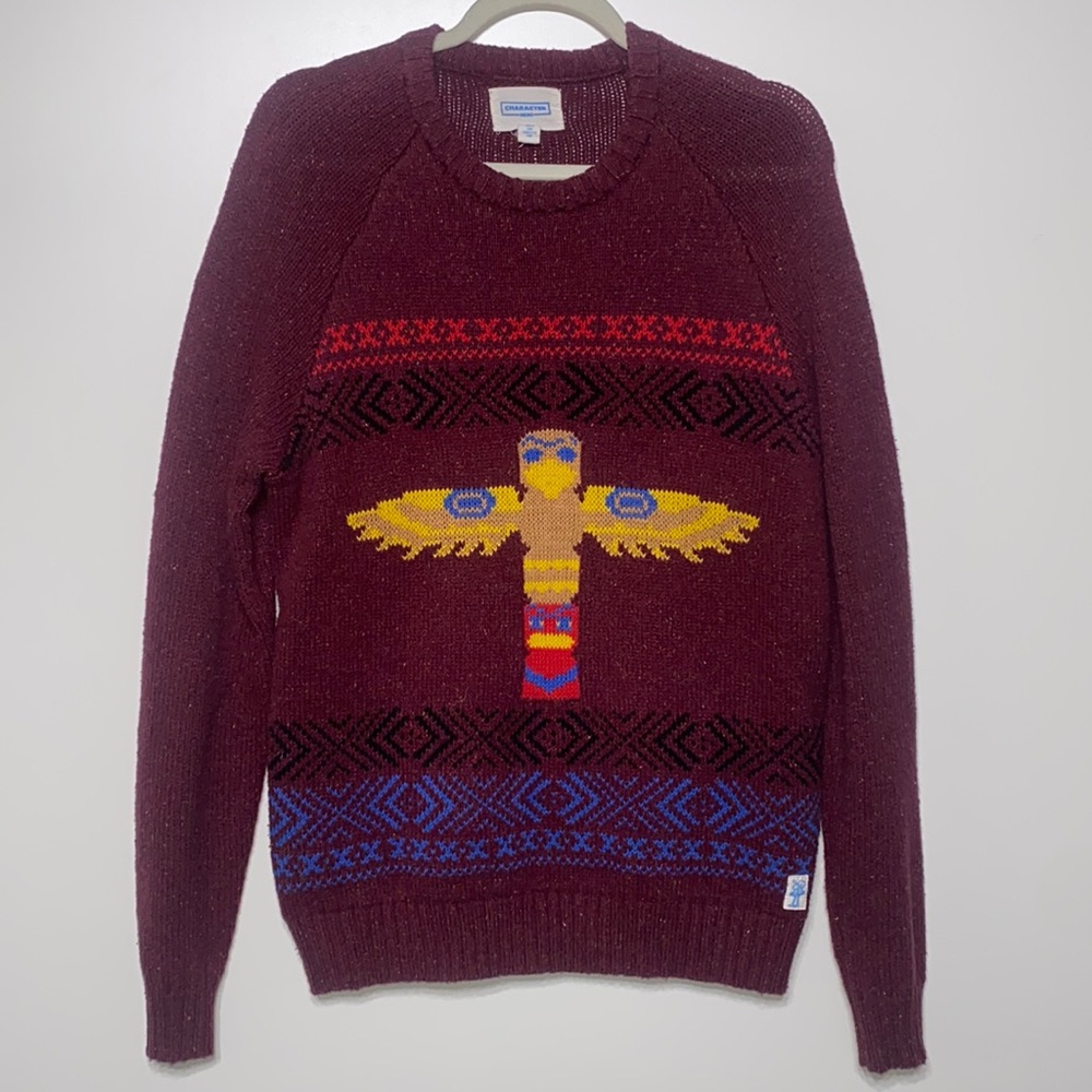 Character Hero Joe Totem Knit Sweater